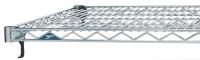 22A366 Wire Shelf, 24x72 in., Stainless Steel