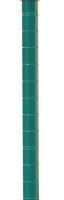 22A742 Shelf Post, Starter, H 63 in., Green, PK4