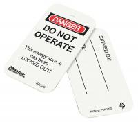 22A869 Safety Tag, Danger, Do Not Operate, PK 6