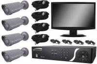 22A884 CCTV Kit, Professional, 4 Bullet Cameras