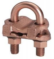 22A973 Pipe Ground Clamp, 1/0AWG, 5In