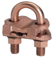 22A979 Pipe Ground Clamp, 1/0AWG, 3.5In