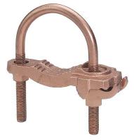 22C017 Pipe Ground Clamp, 4AWG, 3.5In