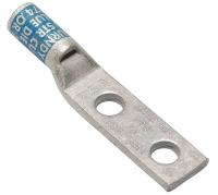 22C320 CodeCndctrStd Barrel CU Lug, 2 Hole, 6 AWG