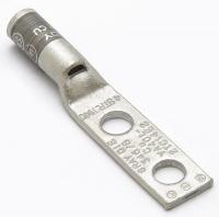 22C326 CodeCndctrStd Barrel CU Lug, 2 Hole, 4 AWG