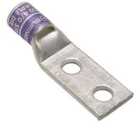 22C327 CodeCndctrStd Barrel CU Lug, 2Hole, 4/0AWG