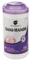 22C577 Disinfecting Wipes, Canister, White, PK 6