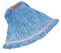 22C582 Wet Mop, Swinger Loop, Large, Blue, Pk 6