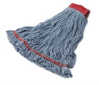 22C583 Wet Mop, Swinger Loop, Large, Blue, Pk 6