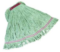 22C584 Wet Mop, Swinger Loop, Large, Green, Pk 6