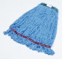 22C588 Wet Mop, Swinger Loop, Medium, Blue, Pk 6