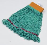 22C596 Wet Mop, Swinger Loop, Small, Green, Pk 6