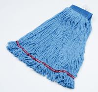 22C599 Wet Mop, Swinger Loop, X-Large, Blue, Pk 6