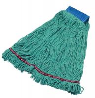 22C602 Wet Mop, Swinger Loop, X-Large, Green, Pk 6