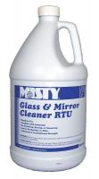 22C649 Glass &amp; Mirror Cleaner, 1 gal, Ammonia, PK4
