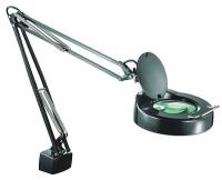 22C727 Magnifier Lamp, Rnd, Clamp, 2.25X, 5D, Black