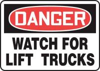 22CX82 Danger Sign, Plastic, 7x10 In, English