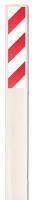 22CX94 Flexible Marker Stake, Fbrgls, Red/Wht/Wht