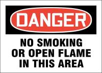 22CY26 Danger Sign, Adhsv Vinyl, 10x14 In, English