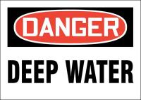 22CY32 Danger Sign, Alum, 10x14 In, English