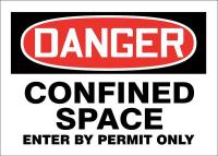 22CY39 Danger Sign, Alum, 7x10 In, English