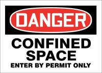 22CY42 Danger Sign, Alum, 10x14 In, English