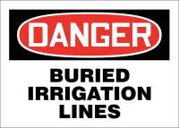 22CY95 Danger Sign, Plastic, 7x10 In, English