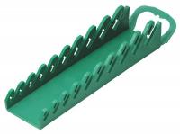 22DK61 Wrench Rack, 7 Slot, 7 x 6 x 1 in, Green