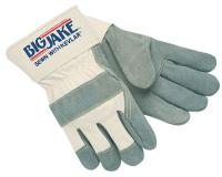 22DN40 Leather Palm Gloves, Cowhide, Split, 2XL