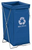 22E969 Enviro Hamper Kit, 30 gal, Blue