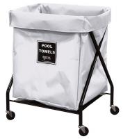 22E973 Pool Towel X-Frame, 8 bu, white vinyl