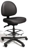 22F035 Intensive Task Chair, High-Ht., Black