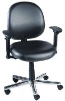 22F037 Intensive Task Chair w/Arm, Desk-Ht, Back