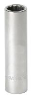 22F087 Socket, Deep, 1/2 Dr, 12 Pt, 1-1/16 In