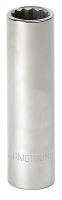 22F088 Socket, Deep, 1/2 Dr, 12 Pt, 1-1/8 In