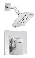 22FE35 Shower Combination, Wall Mount, Chrome