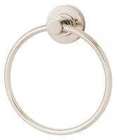 22FE47 Towel Ring, Polished Nickel, 2-3/16 In.