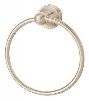 22FE58 Towel Ring, Brushed Nickel, 2-11/16 In.