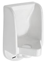 22JH28 Waterless Urinal, Wall, White, 26-1/4 In H