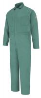 22JU31 Flame-Resistant Coverall, Lght Green, XL