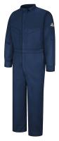 22JW63 Flame-Resistant Coverall, Navy, 50