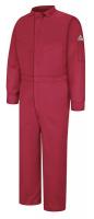 22JW72 Flame-Resistant Coverall, Red, 52