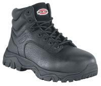 22M443 Work Boots, Compste Toe, 6In, Blk, 8-1/2W, PR