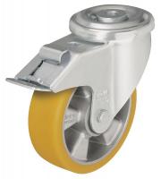 22N027 Hollow Kingpin Swivel Caster, 4 In, 550 lb