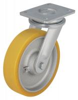22N179 Swivel Plate Caster, 2420 lb, 7-7/8 In Dia