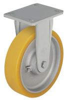 22N177 Rigid Plate Caster, 2200 lb, 7-7/8 In Dia