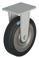 22N226 Rigid Plate Caster, 1870 lb, 7-7/8 In Dia