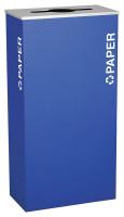 22N290 Recycling Receptacle, 17 Gal, Royal Blue