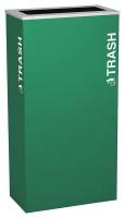 22N301 Recycling Receptacle, 17 Gal, Emerald