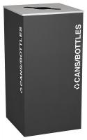 22N304 Recycling Receptacle, 36 Gal, Black
